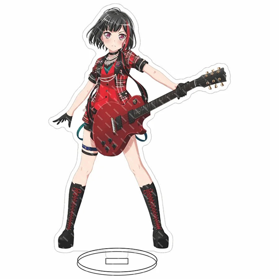 Anime Figure BanG Dream Maruyama Aya Sayo Hikawa Cosplay Acrylic Stand Model Plate Desk Decor Standing Sign Keychain Gifts