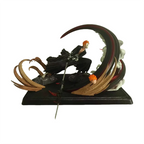 24.5cm Bleach Kurosaki Ichigo Slashing Large Anime Figure Model Gk Statue Boys Collection Desktop Decoration Ornament Toys Gifts
