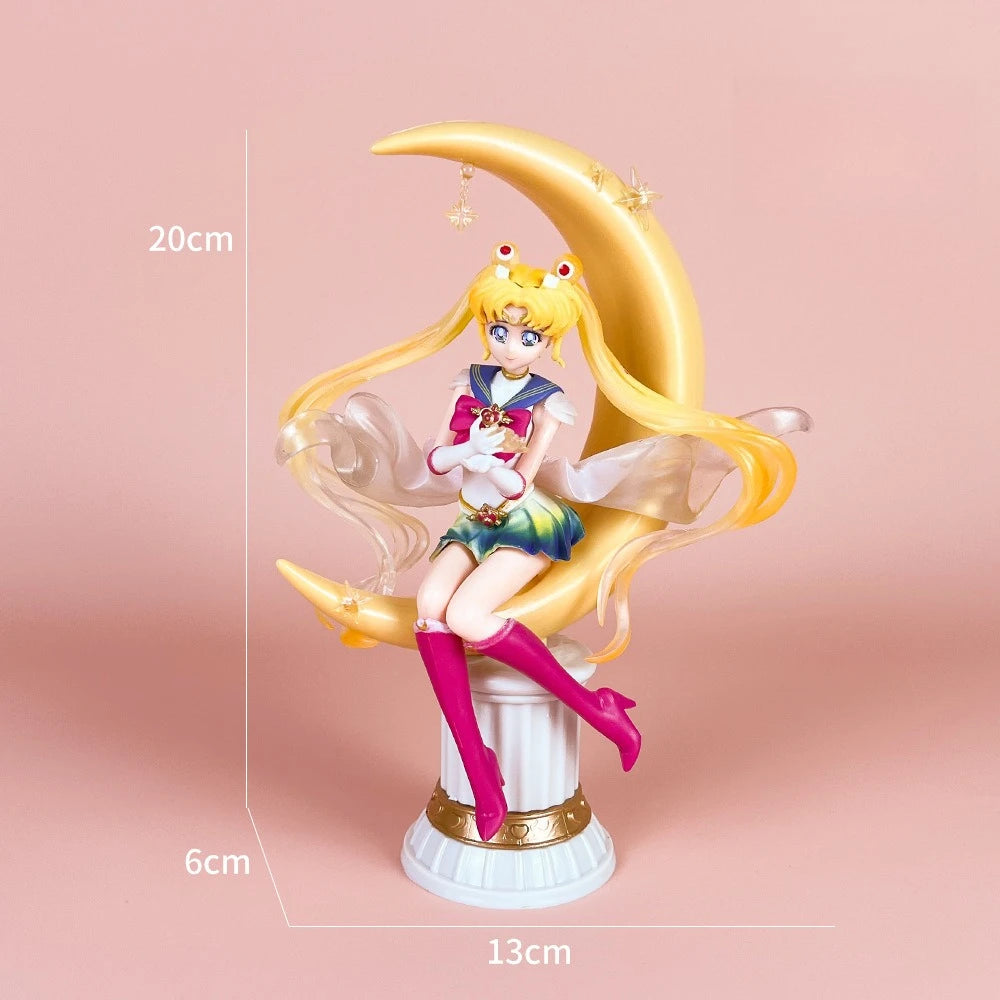 Cute Sailor Moon anime Statue model.Pvc GK handmade model Toys Collectible Decoration Desktop Gifts.Toy gifts