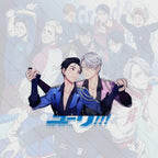15CM Anime Yuri on Ice cute Acrylic Stand Model Cosplay Charm Characters Ornament Accessories Goods Collection Christmas Gifts