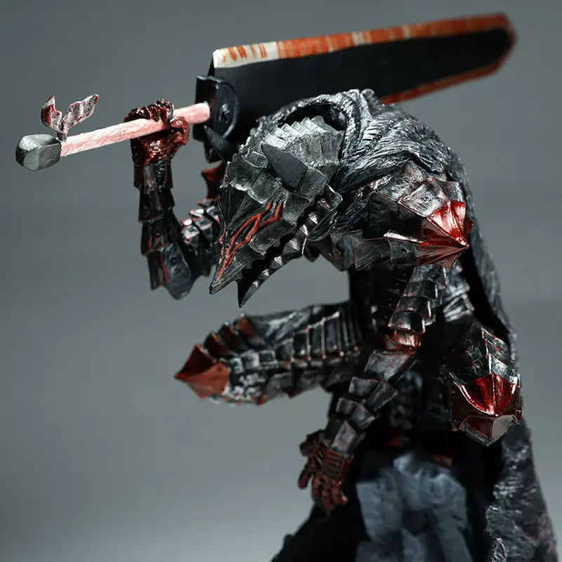 There is a stock of the Sword Wind Legend Berserker Gus L damaged blood version figure super cool model statue for Halloween