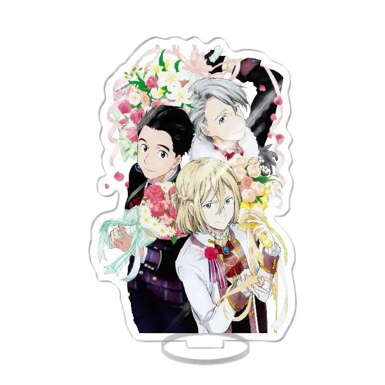 YURI!!! on ICE Anime Acrylic Stand Model Plate Decoration Desk Figure Display Friends Girls Gift Cartoon Peripheral Products
