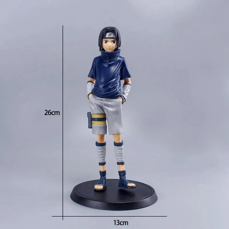 Animated character Naruto Uchiha Itachi Sasuke Pain Kakashi Naruto Shippuden action character set model children's toy gift