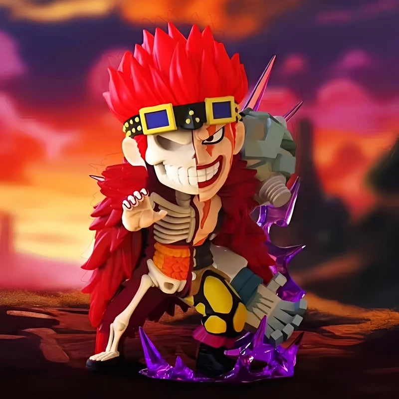 Hot Selling Original One Piece Blind Box The Battle Of Ghost Island Series Half Skull Anime Peripheral Action Figures Model Gift