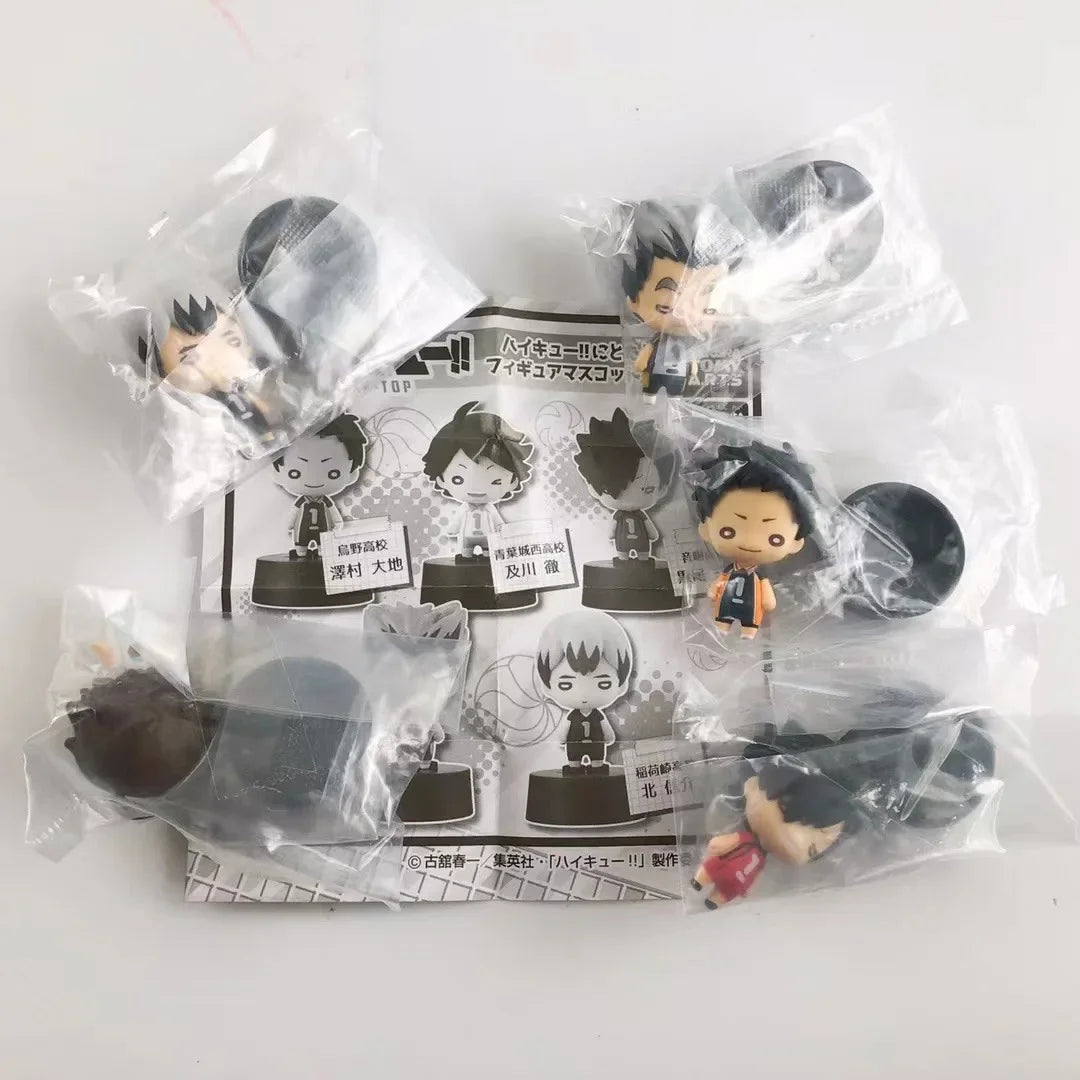 Kuroko's Basketball Kuroko Tetsuya Kise Ryota Midorima Aomine Daiki Hyuga Junpei Q Version Action Figure Model Ornaments Toys