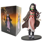 In Stock 16CM Anime Demon Slayer Kimetsu No Yaiba Figure Kamado Tanjirou Action Figure Agatsuma Zenitsu Nezuko PVC Model Toys