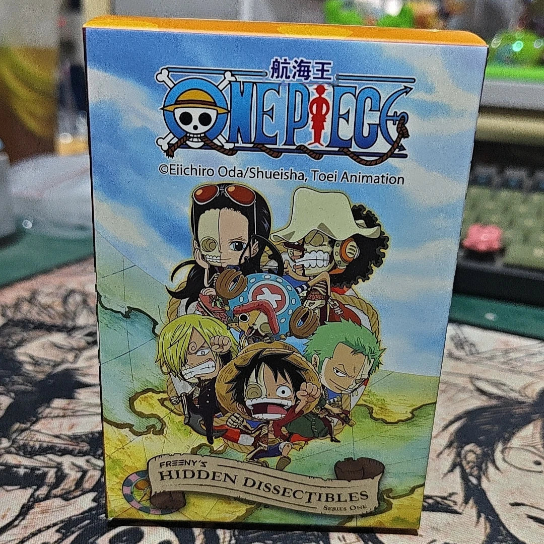 New Anime One Piece Semi Dissected First Generation Blind Box Zoro Luffy Sanji Robin Figure Ornaments Kids Toy Birthday Gift