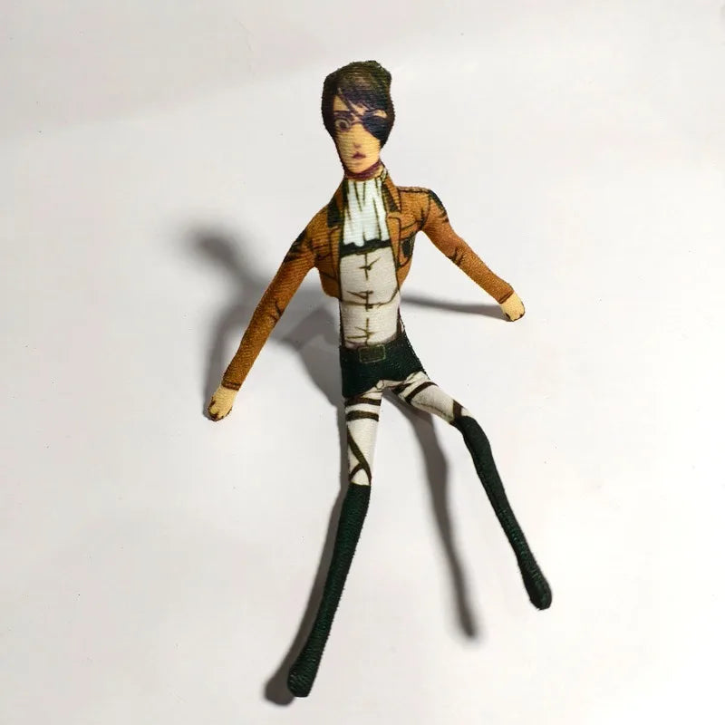 Anime Attack on Titan Creative Personality Doll Cartoon Character Alan Jaeger Armin Allert Hange Zoe Doll Ornament Gift Boy Toy