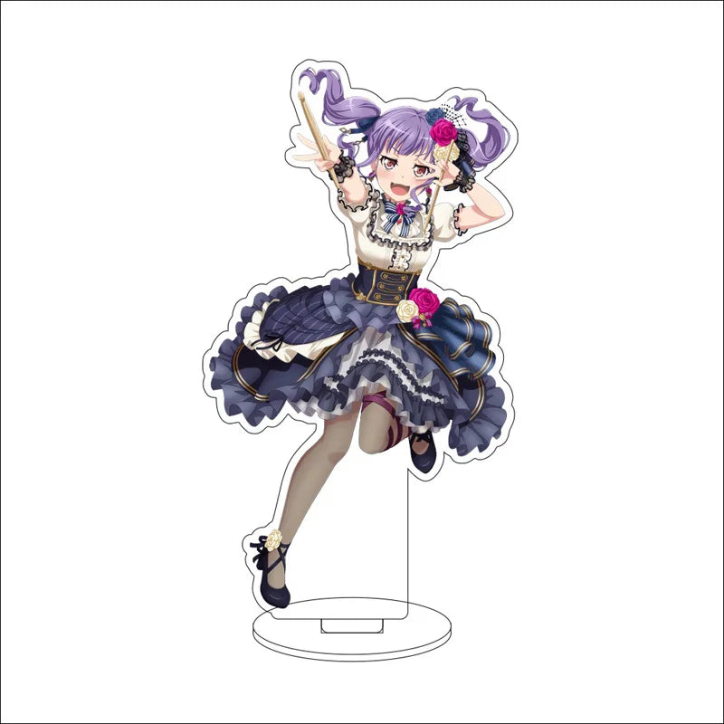 Anime BanG Dream! Acrylic Stand Ornaments Kasumi Toyama Ran Mitake Aya Maruyama Yukina Minato Figure Stand Halloween Gifts