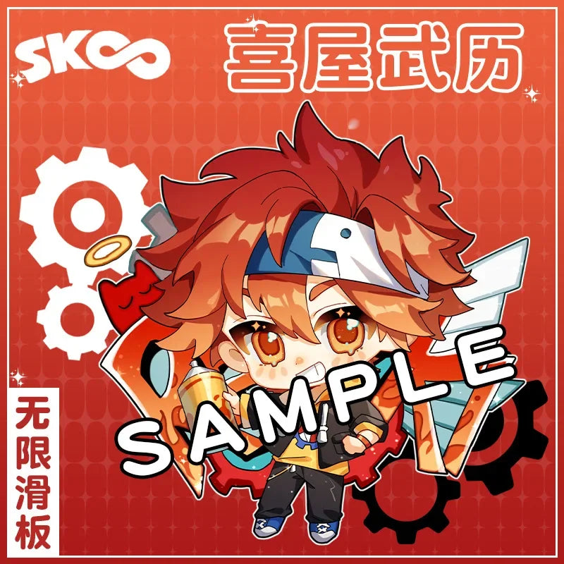 SK8 the Infinity Anime Keychains, Cosplay Figure, Reki Kyan, Langa, Hasegawa, Miya, Cheery Blossom Key Ring, Fans Collection, Pr