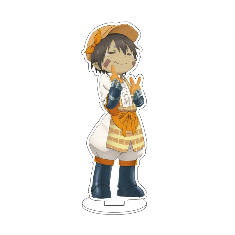 Anime Made in Abyss Acrylic Stand Ornaments Riko Reg Nanachi Prushka Figure Stand Halloween Gifts