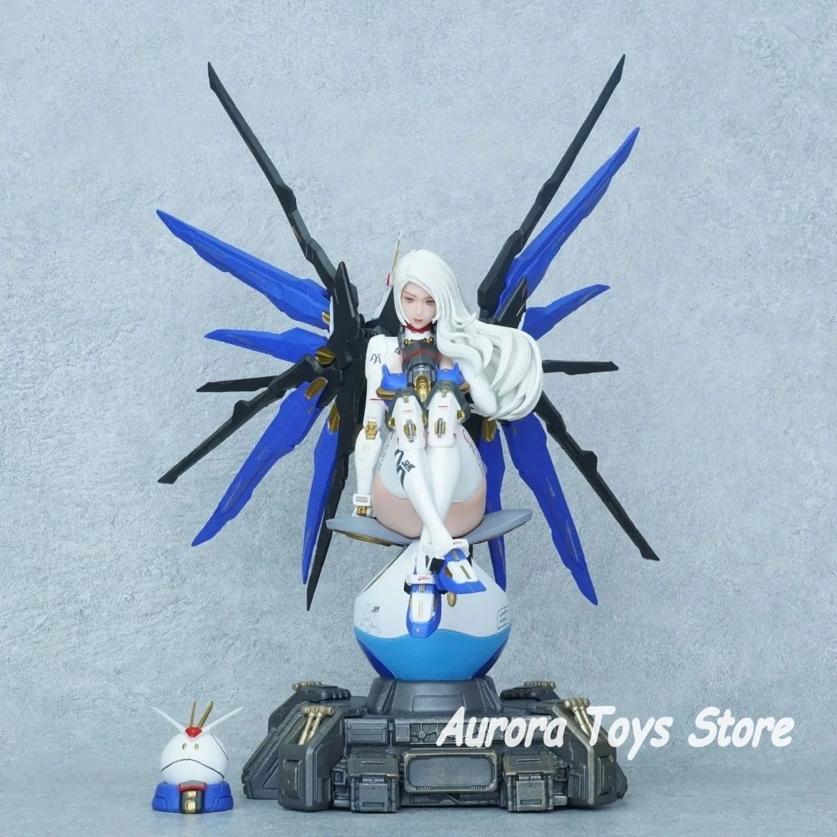 36cm Anime Figure Mobile Suit Girl Figure GUNDAM Girl Figure Action Figures Pvc Statue Collection Model Toys Gifts