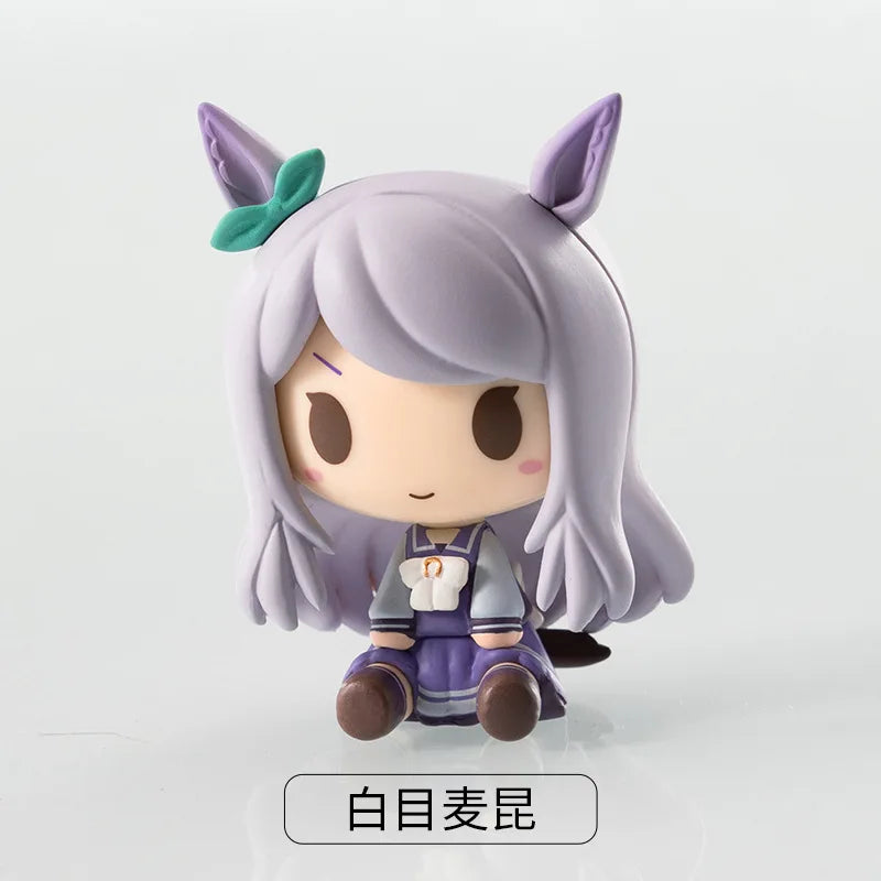 Original Q Version Uma Musume Pretty Derby Tokai Teio Golden Ship Teio Mejiro Mai Candy Toy2nd Wave Mini Figure Model Toys