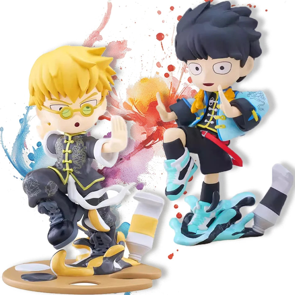 In Stock Anime Figure PalVerse Pale Mob Psycho 100 Reigen Arataka Mob Action Figurine PVC Toys Model Mobu Saiko Hyaku Collector