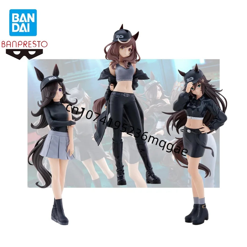 In Stock Bandai Umamusume: Pretty Derby Mr C B Rice Shower Matikanetannhauser Anime Action Figures Model Collections Gift