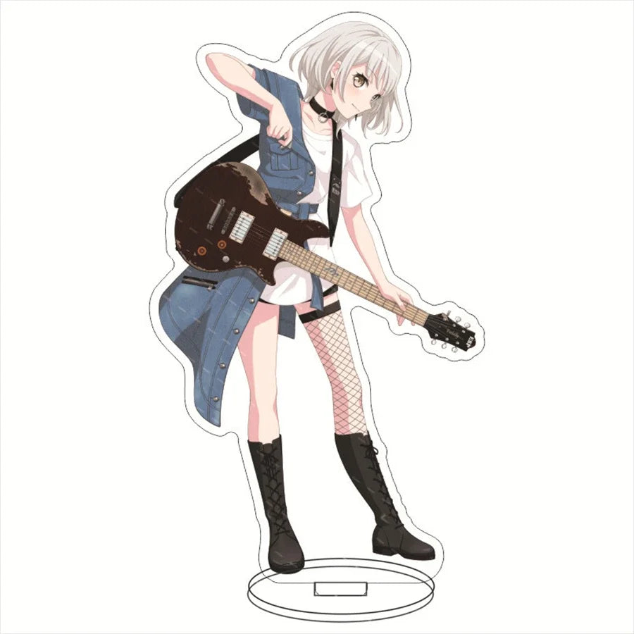 Anime Figure BanG Dream Maruyama Aya Sayo Hikawa Cosplay Acrylic Stand Model Plate Desk Decor Standing Sign Keychain Gifts