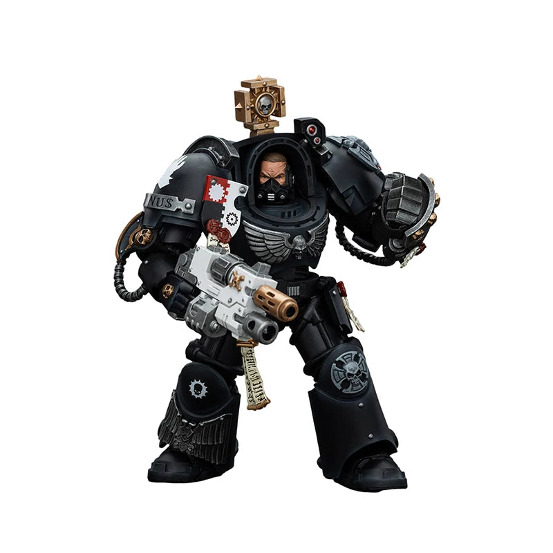 JOYTOY Warhammer 40k 1/18 Action Figures 14.3cm Iron Hands Captain in Terminator Armour
