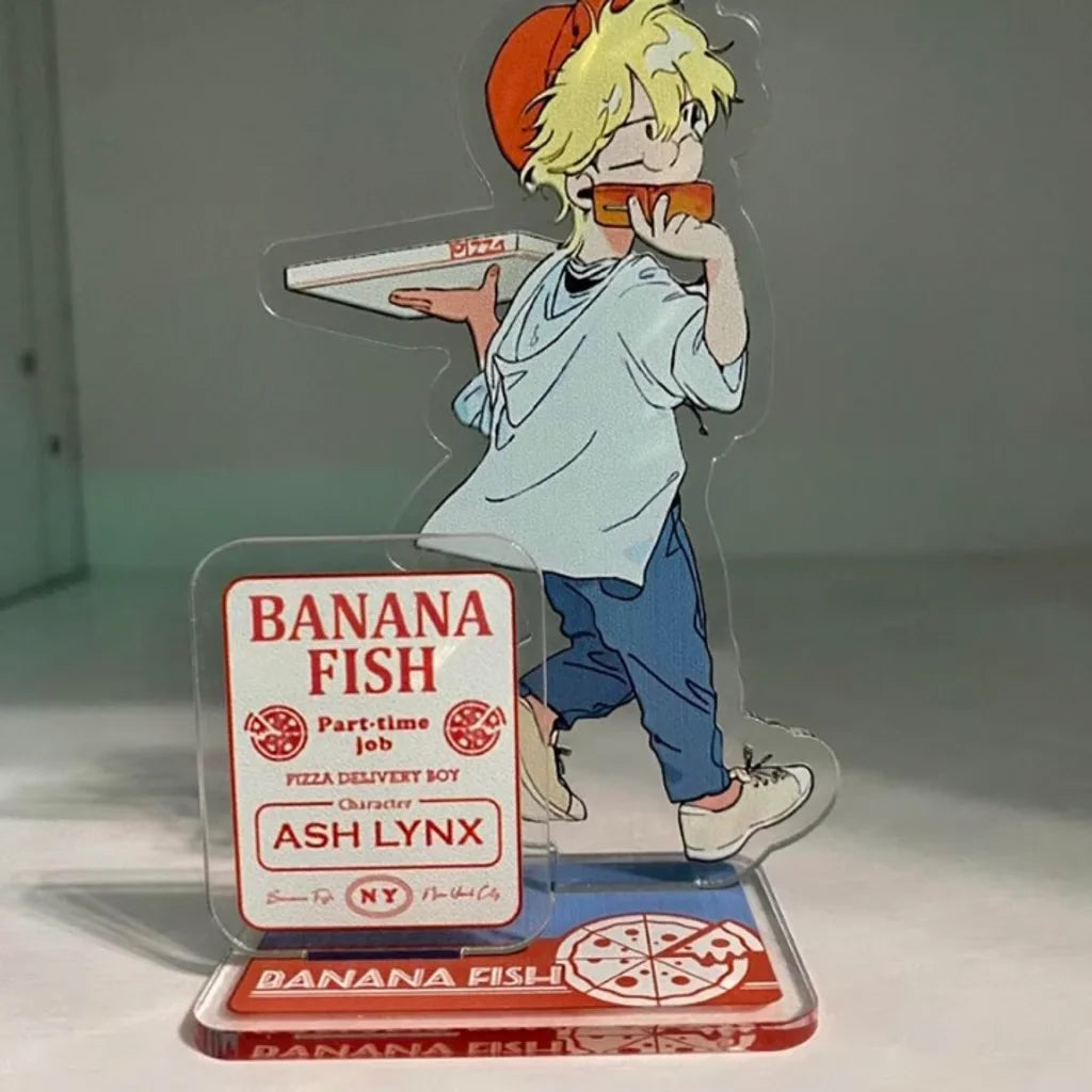 Cartoon Anime Banana Fish Ash Okumura Eiji Acrylic Stand Figure Display Ibe Shunichi Figure Model Plate Christmas Props Toy