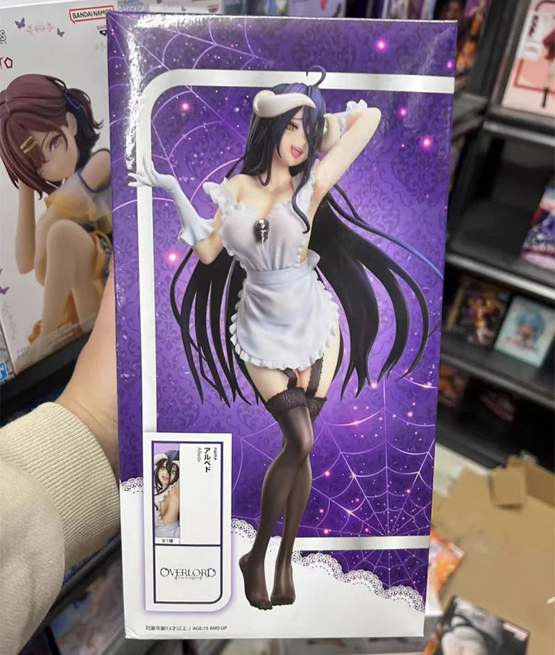 Genuine OVERLORD Albedo Maid Outfit elCOCO Model Toys 1/7 Anime  Figure Toys Desktop Collection Boys Festival Gifts