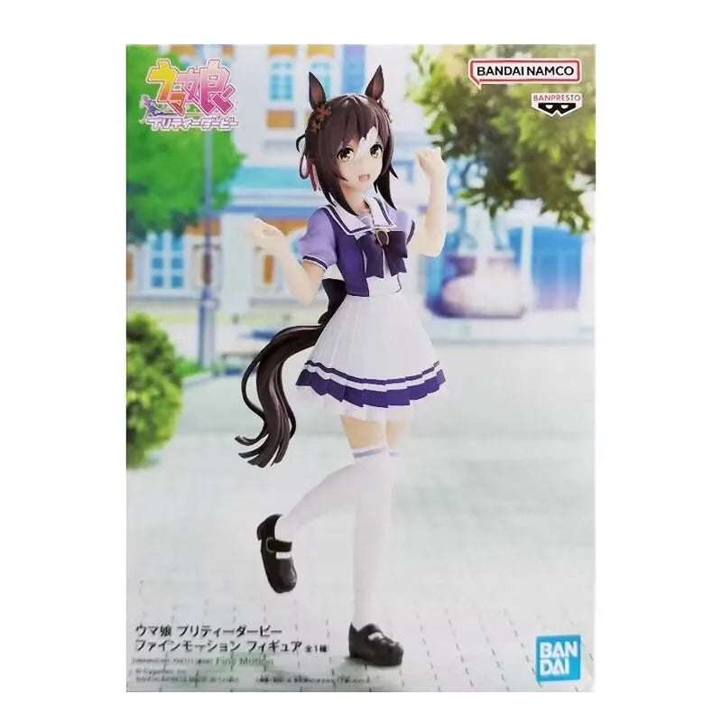 Original Bandai Uma Musume: Pretty Derby Meisho Doto Admire Vega Anime Action Collectible Ornament Model Toys Holiday Gifts 17cm