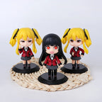 Anime Saotome Meari Figure Gambling Abyss Model Toy Gift  Funko Pop PVC 10CM Q Version Jabami Yumeko Action Figure Cute 3 Style Doll