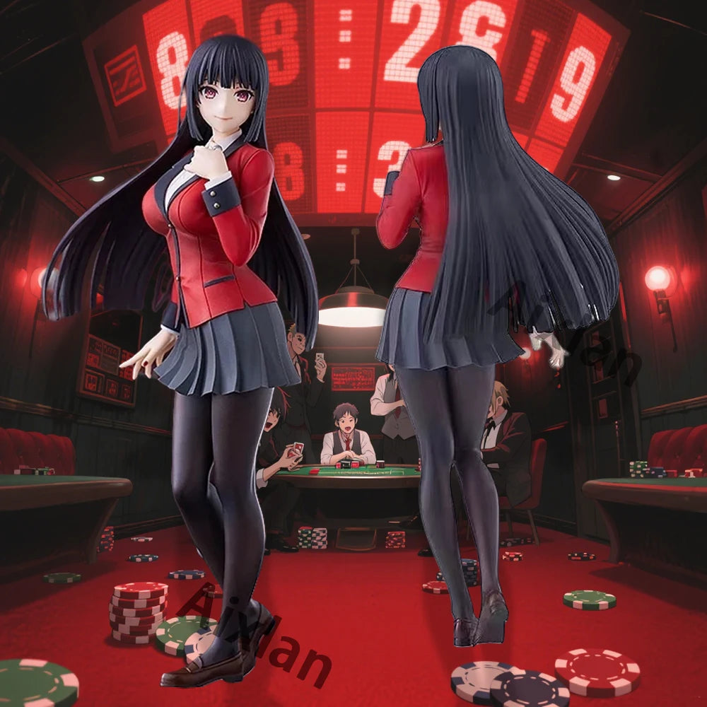 17cm ARTFX J Kakegurui  Anime Figure Jabami Yumeko PVC Action Figure Collectible Model Toys Gift Ornaments Doll Toy