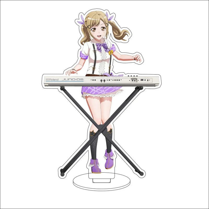 Anime BanG Dream! Acrylic Stand Ornaments Taki Shiina Rui Yashio Rei Wakana Kokoro Tsurumaki Figure Stand Halloween Gifts