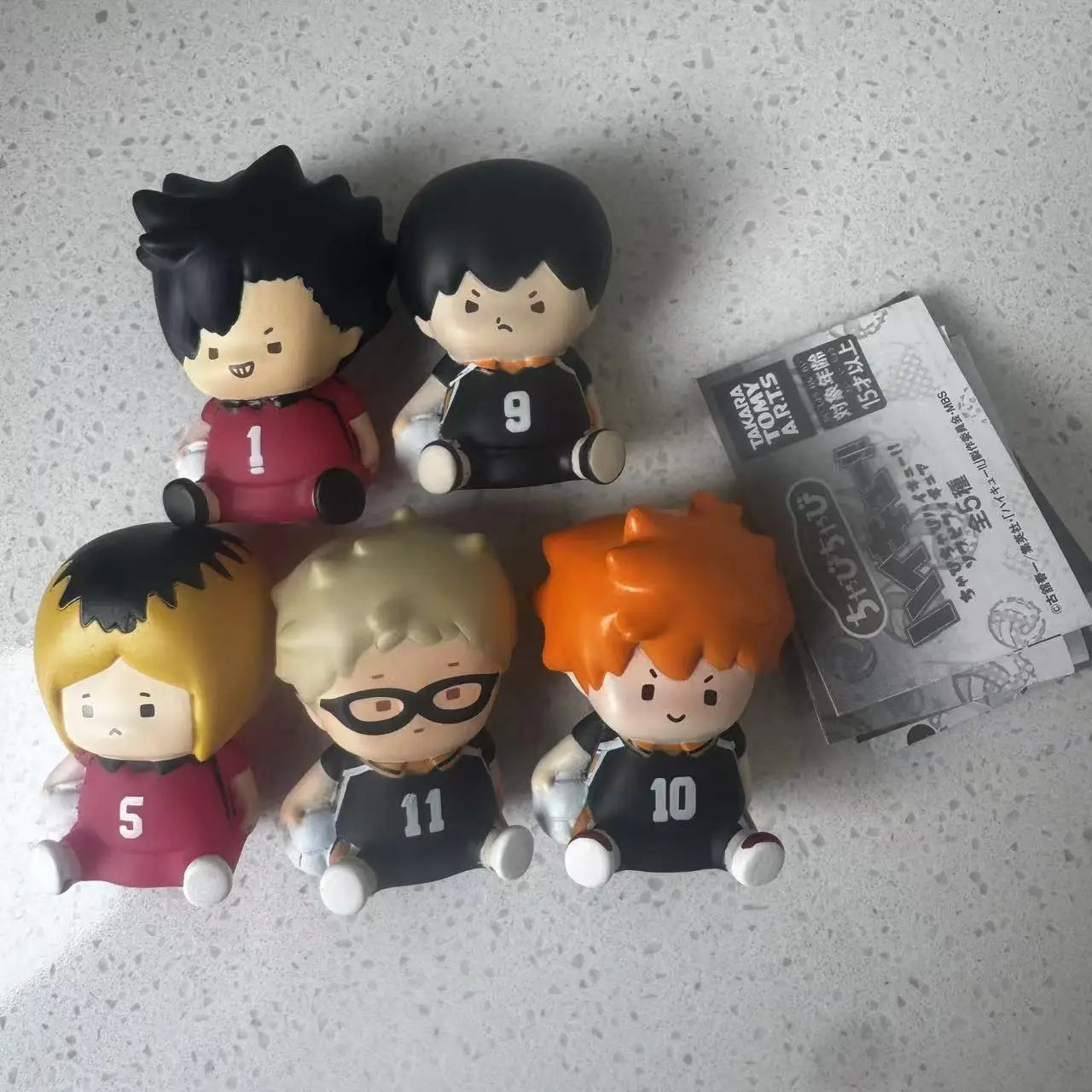 Genuine Action Figure 2 Haikyuu Sleep Style iwaizumi hajime Akaashi Keiji Oikawa Tooru Kotaro Bokuto Gacha Toy