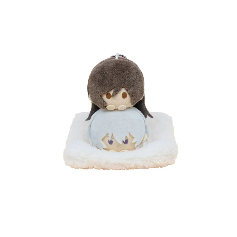 Original Nullset Kamisama Kiss Anime Plush Keychain Set Lay Down Figure Nanami Tomoe Hakushu Kawaii Hanging Ornament Chibi Doll