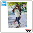 In Stock Bandai Banpresto Original Uma Musume Pretty Derby Mihono Bourbon Figure Casual Wear Version Decoration Figure 18Cm