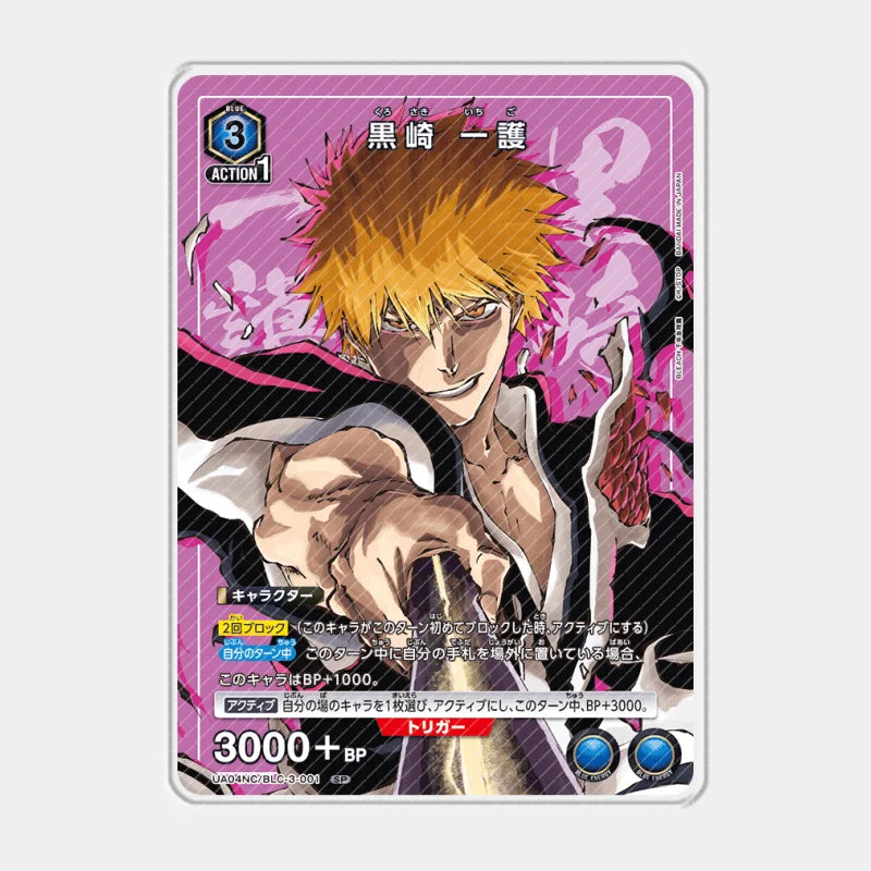 Acrylic Card UA Bleach Thousand-Year Blood War Kurosaki Ichigo Inoue Orihime Kuchiki Rukia Cards Anime Game Collection Toys Gift