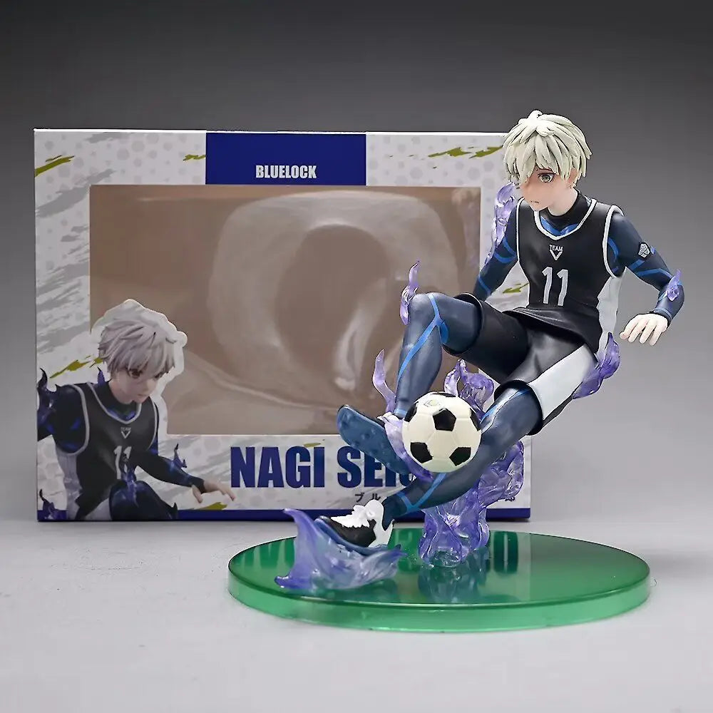 Anime BLUELOCK Seishiro Nagi Football Action Figure Japanese Dolls Hobbies Toys Desk Decorations Room Statue Birthday Gifts
