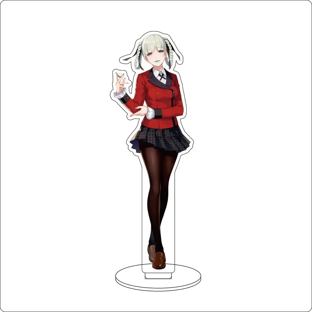 Anime Kakegurui Acrylic Stand Ornaments Momobami Kirari Saotome Meari Ryōta Suzui Jabami Yumeko Figure Stand Halloween Gifts
