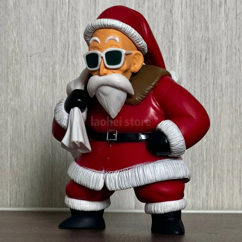 13cm Dragon Ball Anime Figure Master Roshi Advent Calend Santa Claus Model Collection Christmas Toys Gift Action Figurine