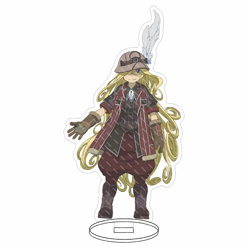 Made In Abyss Anime Acrylic Stand Model Figures Riko Nanachi Cosplay Creative Model Plate Desk Decor Cute Standing Sign Gifts