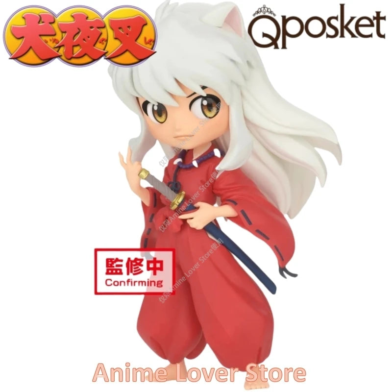 In Stock Original Bandai Banpresto Q Posket Inuyasha Sesshoumaru Higurashi Kagome Miroku shippou Anime Figure Toys gift