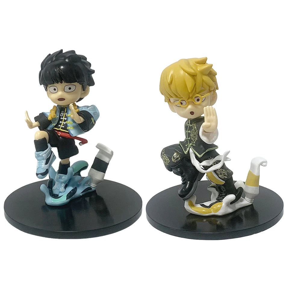 Anime Mob Psycho 100 Figures Reigen Arataka Q Edition Kawaii Figurine Toy Model Doll Desktop Ornaments Collectible Toy