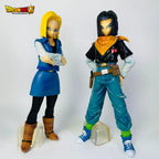 25CM Dragon Ball Z Android 17 18 Anime Figure Android 18 PVC Action Figures Collection Model Toys for Children Christmas Gifts