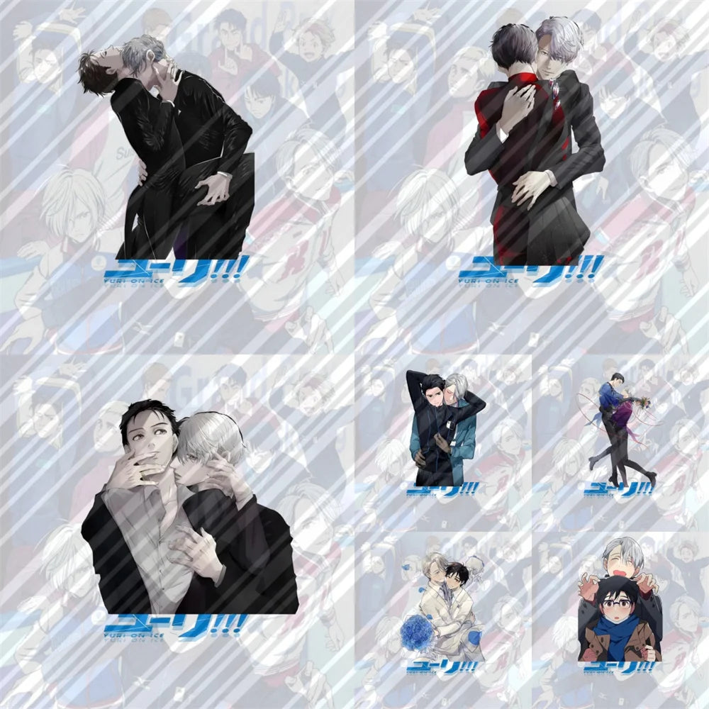 15CM HOT Anime Yuri on Ice Acrylic Stand Model Cosplay Charm Characters Ornament Accessories Goods Collection Christmas Gifts