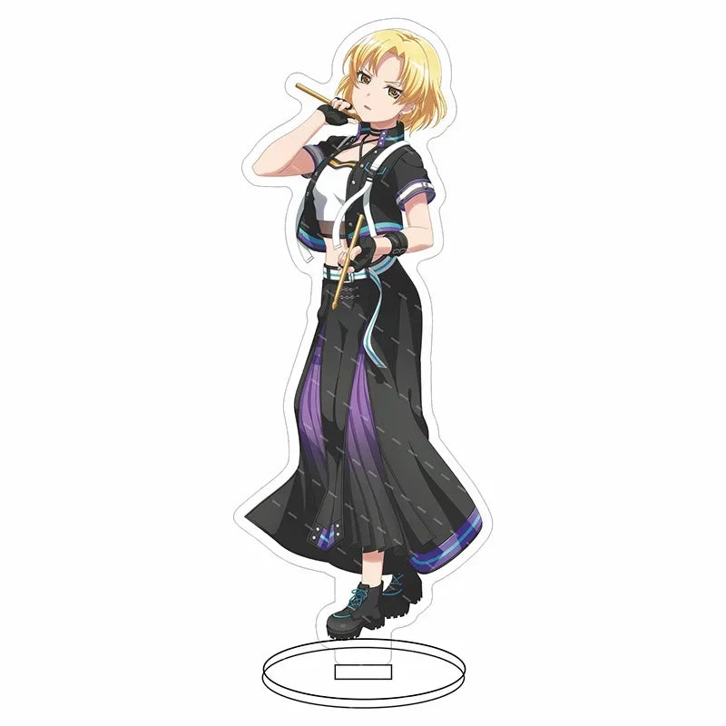 Anime BanG Dream! Poppin'Dream!15cm Nyubara Reona Toyama Kasumi Tamade Chiyu Acrylic Stand Figure Model Plate Props Cosplay Gift