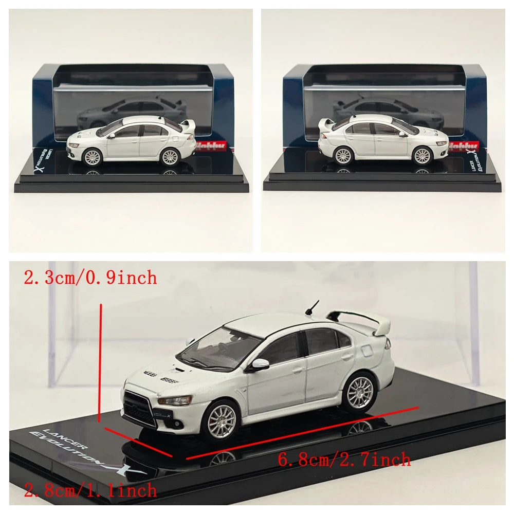 Hobby Japan 1/64 for Lancer RS Evolution III IV X INITIAL D Evo 9 MR RALLIART Cool Phantom Final Edition Diecast Models Car Toys