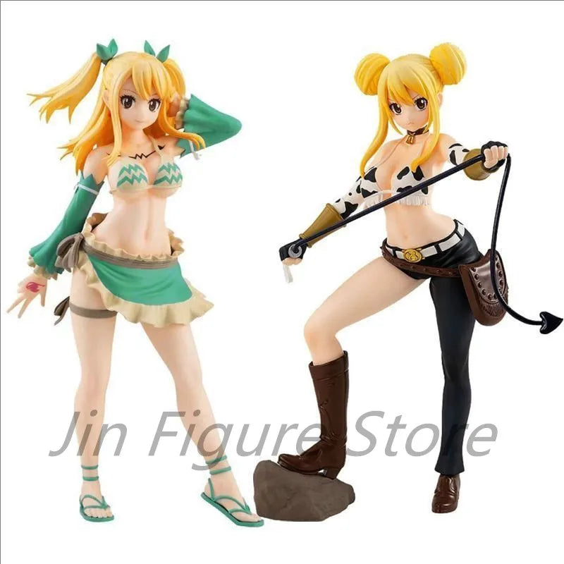 17cm Fairy Tail Lucy Heartfilia Virgo Form Anime Figure Pop Up Parade Lucy Action Figure Adult Collectible Model Gifts Toys