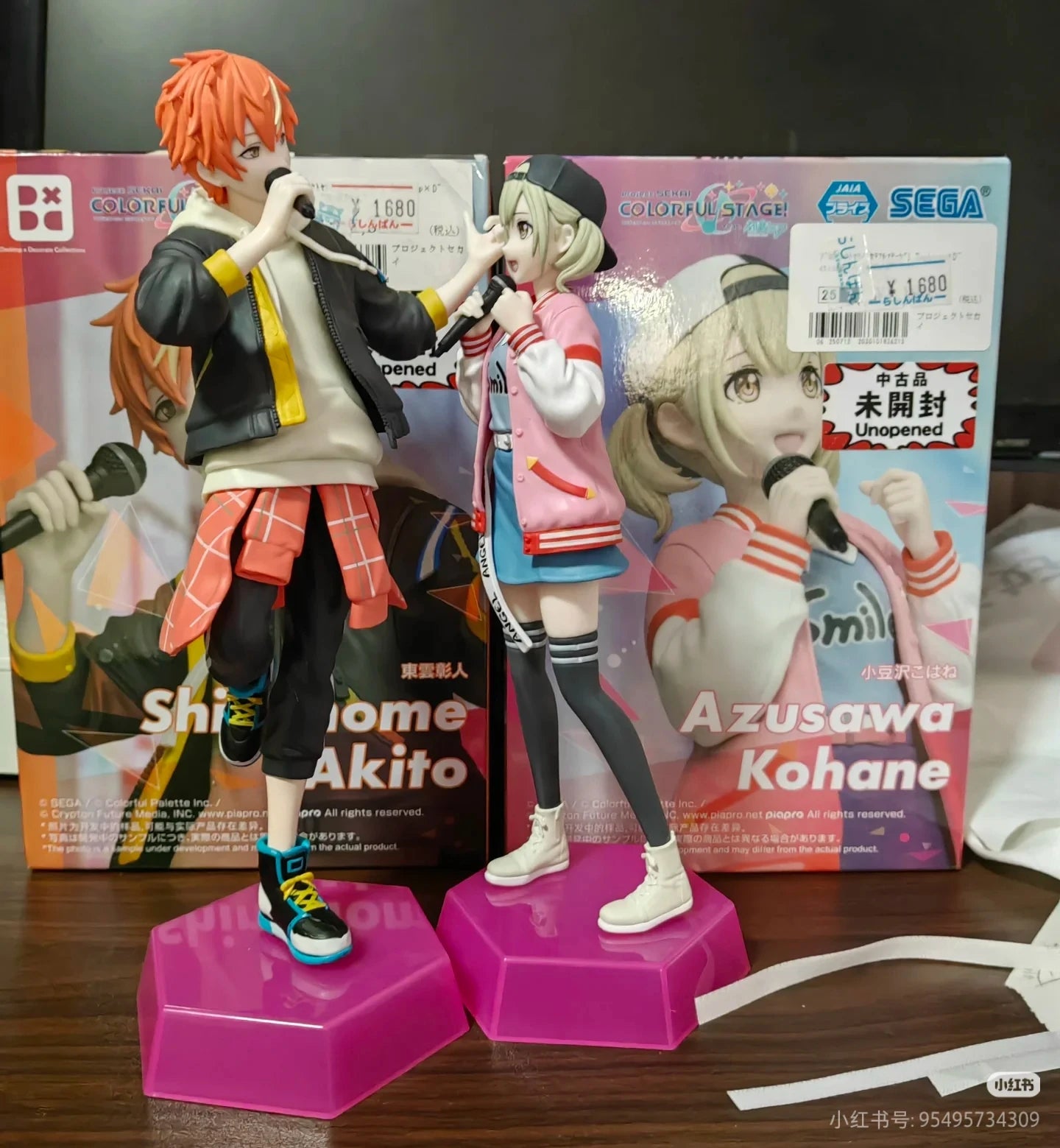 Sega Ddc Hatsune Miku Figure - Colorful Stage Shinonome Akito Shiraishi an Kohane Azusawa Collectible Model Toy