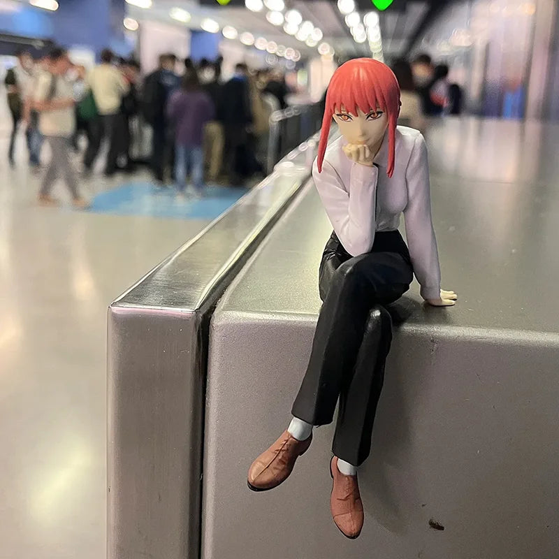 Chainsaw Man Figure Makima Anime 14cm Noodle Stopper Figure Model Toys For Girl Birthday Gifts Dropshipping Replica
