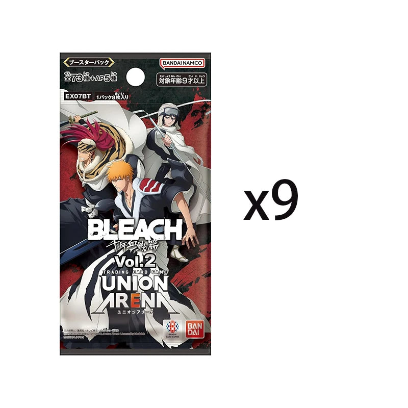 BANDAI Union Arena Bleach Thousand-Year Blood War Vol. 2 Booster Pack TCG Collection Card Rare Signature 4000+BP