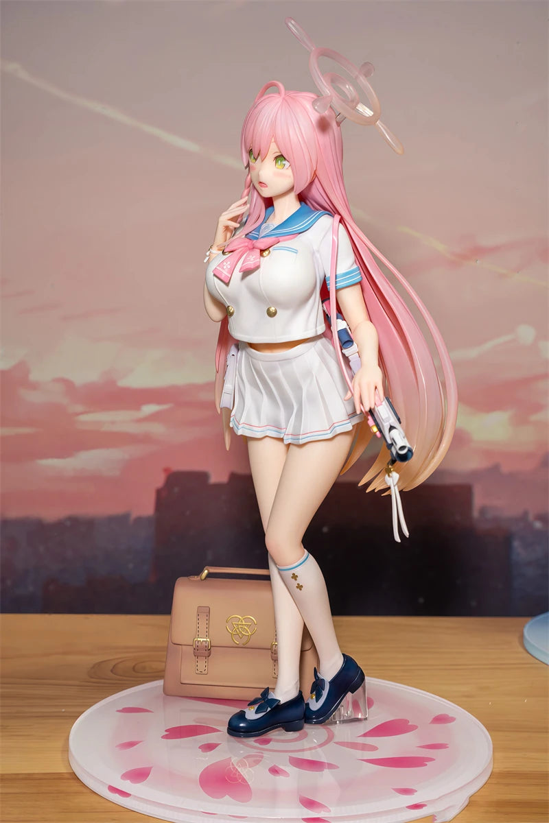 Blue Archive Hanako Urawa Anime Figure 24cm Casual Clothes Standing Pose Statue for Desktop Decor And Collectibles Gift