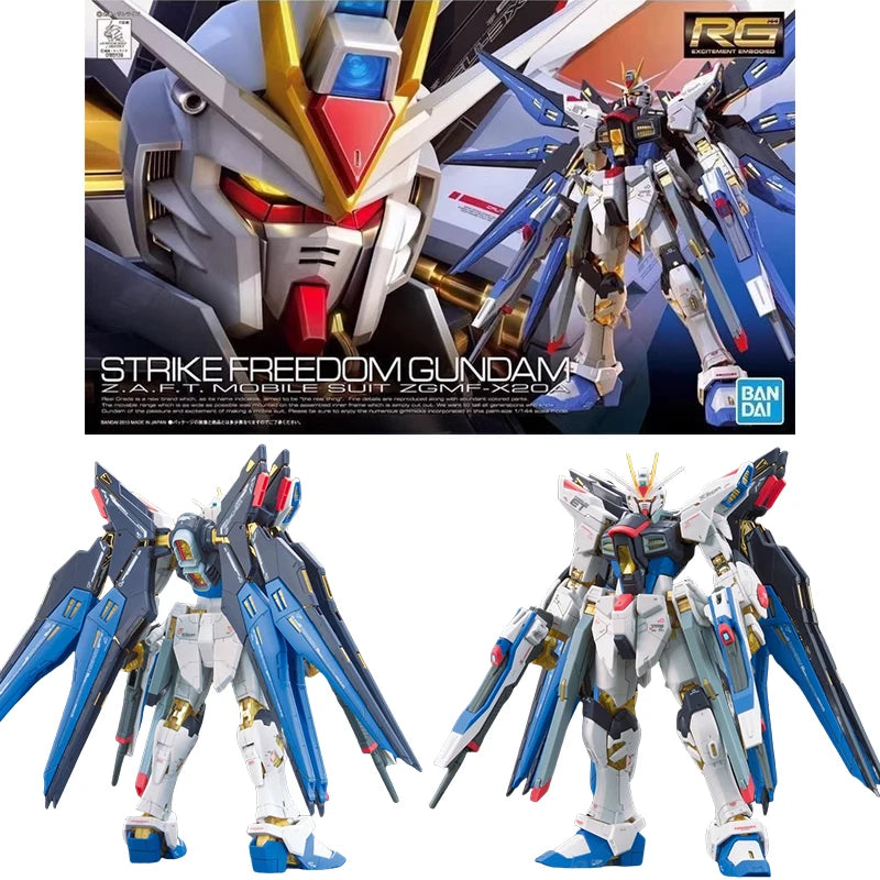 Fast Shipping Bandai RG RX-78-2 WING UNICORN GOD GUNDAM ASTRAY EXIA EPYON SAZABI Anime Original Model Toy Action Figure Children