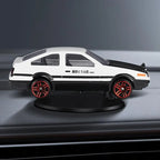 Initial D AE86 Alloy Car Interior Models Toys Automatically Drift Rotating Auto Dashboard Metal Ornaments Fujiwara Car
