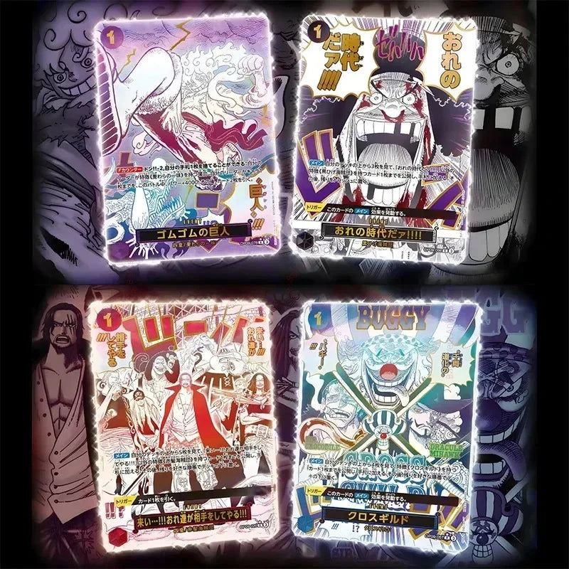 In Stock Bandai Original One Piece Anime Card OPCG OP01-OP13 EB02 EB03 Full Set Box Anime Manga TCG Cards for Collectors Gifts