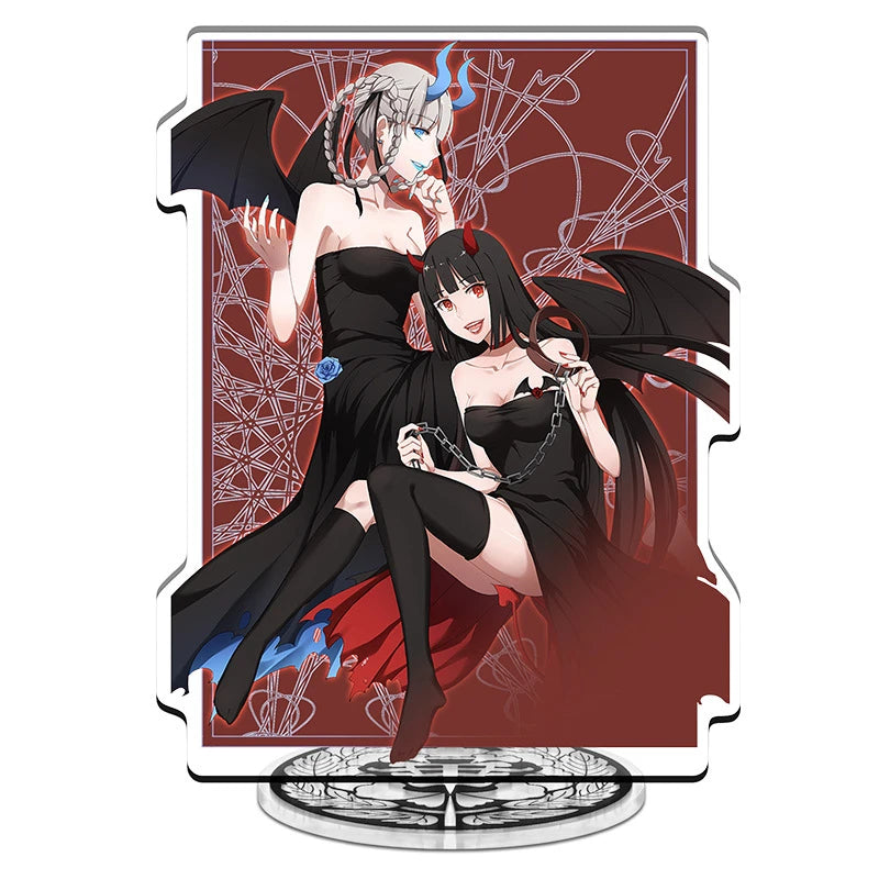 Anime Kakegurui Acrylic Stand figure Yumeko Jabami/Mary Saotome/Kirari Momobami Stand Plate Cosplay Prop Decor Cartoons Gifts